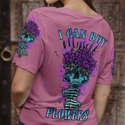 I CAN BUY MYSELF FLOWERS ROSE SKULL ALL OVER PRINT - TLTR2303232