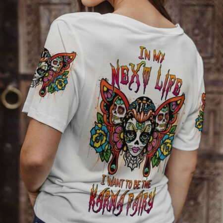 KARMA FAIRY SUGAR SKULL ALL OVER PRINT - YHDU1804232