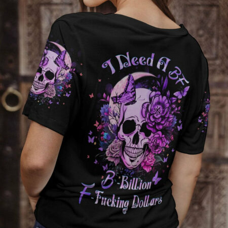 I NEED A BF A SKULL BUTTERFLY ALL OVER PRINT - YHDU1904232