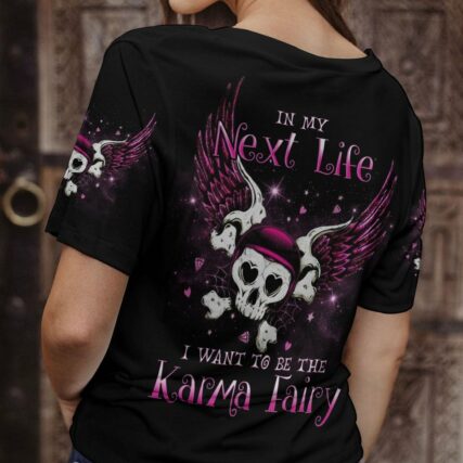 KARMA FAIRY SKULL WINGS BONES ALL OVER PRINT - TLNO2703231