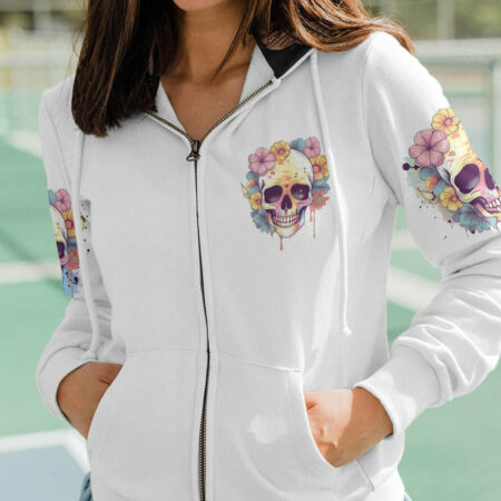 I AM A SWEET GIRL BUT IF YOU PISS ME OFF PASTEL FLOWER SKULL ALL OVER PRINT - TLNZ2104232