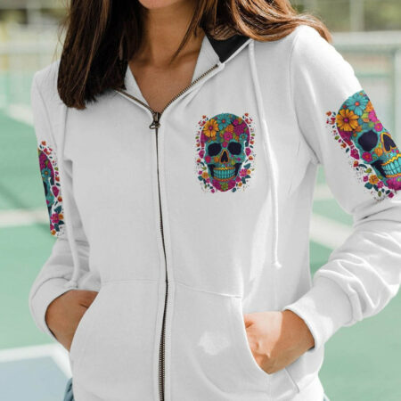 HA HA F YOU FLOWER SKULL ALL OVER PRINT - TLNZ2004233