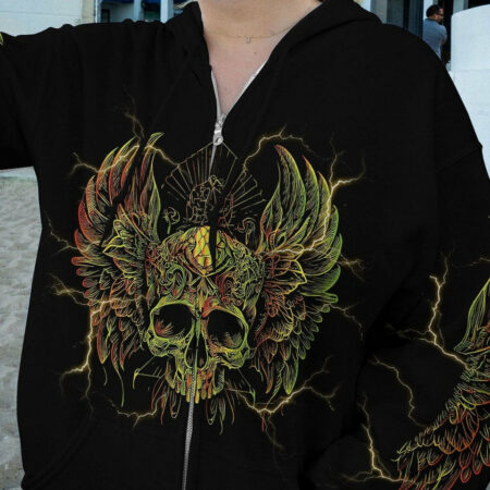 I AM THE STORM SKULL WINGS ALL OVER PRINT - TLNT1304231