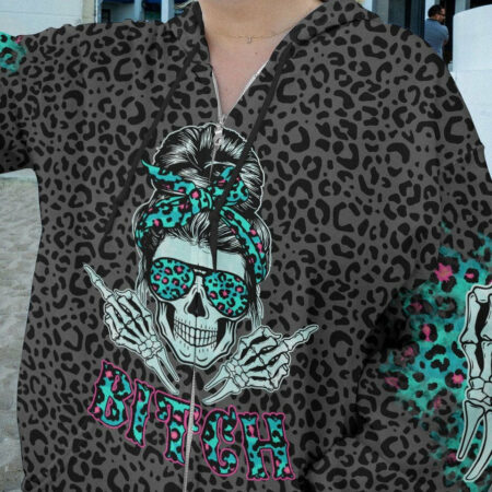 I GOT 99 PROBLEMS SKULL LEOPARD ALL OVER PRINT - TLTR1404231