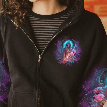 I AM THE STORM REAPER ROSES WINGS ALL OVER PRINT - YHDU2903234