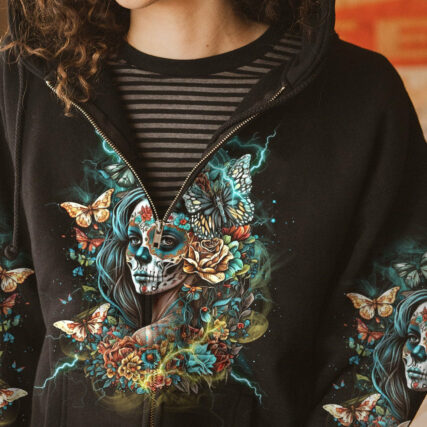 I AM THE STORM SUGAR SKULL GIRL ALL OVER PRINT - TLTR0604236