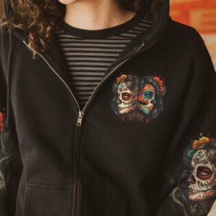 DON'T TRY TO FIGURE ME OUT SUGAR SKULL ALL OVER PRINT - TLNZ1004231