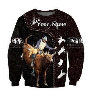 Customize Name Bull Riding Hoodie Printed Unisex Shirts 1 HOOD01FNN101121