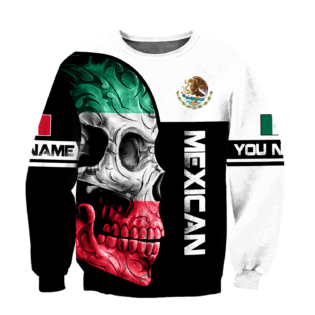 Personalized Mexican Skull Hoodie 3D All Over Printed Unisex Hoodie