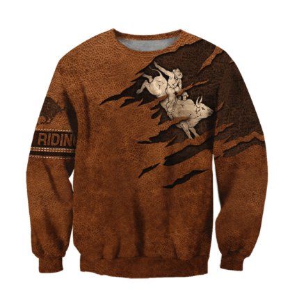 Personalized Name Bull Riding Hoodie Printed Unisex Shirts Bull Rider Ver 4