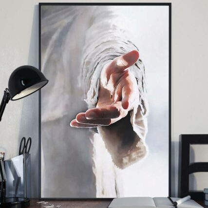 Jesus Warm Hand Jesus Save My Soul - Vertical Poster - Owl Ohh - Owl Ohh
