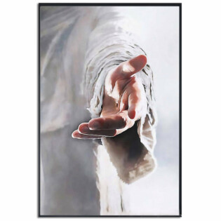 Jesus Warm Hand Jesus Save My Soul - Vertical Poster - Owl Ohh - Owl Ohh