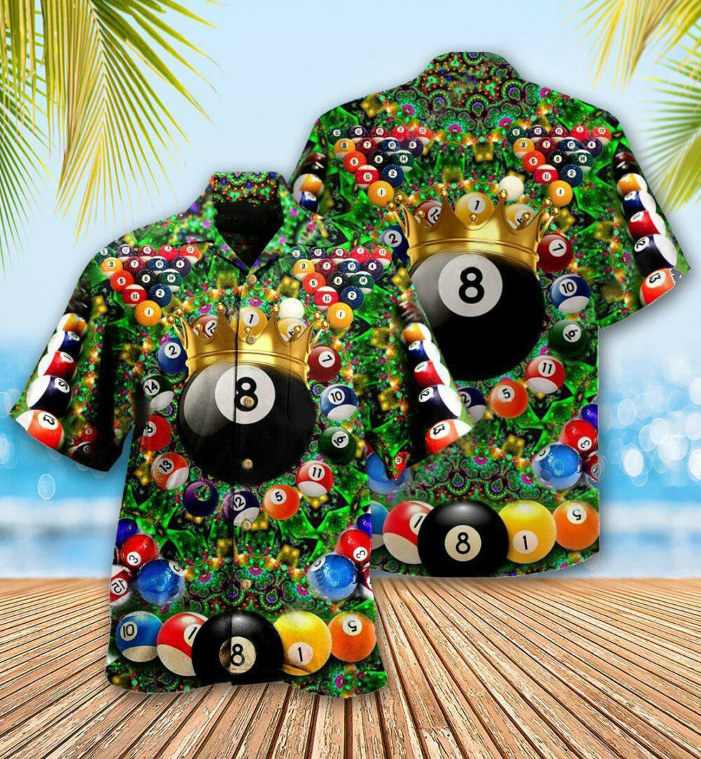 Billiard Warning Pool On Duty - Hawaiian Shirt - Owl Ohh - Owl Ohh