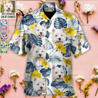 Dog Lucky You Want Tropical Custom Photo - Hawaiian Shirt - Personalized Photo Gifts-Owl Ohh