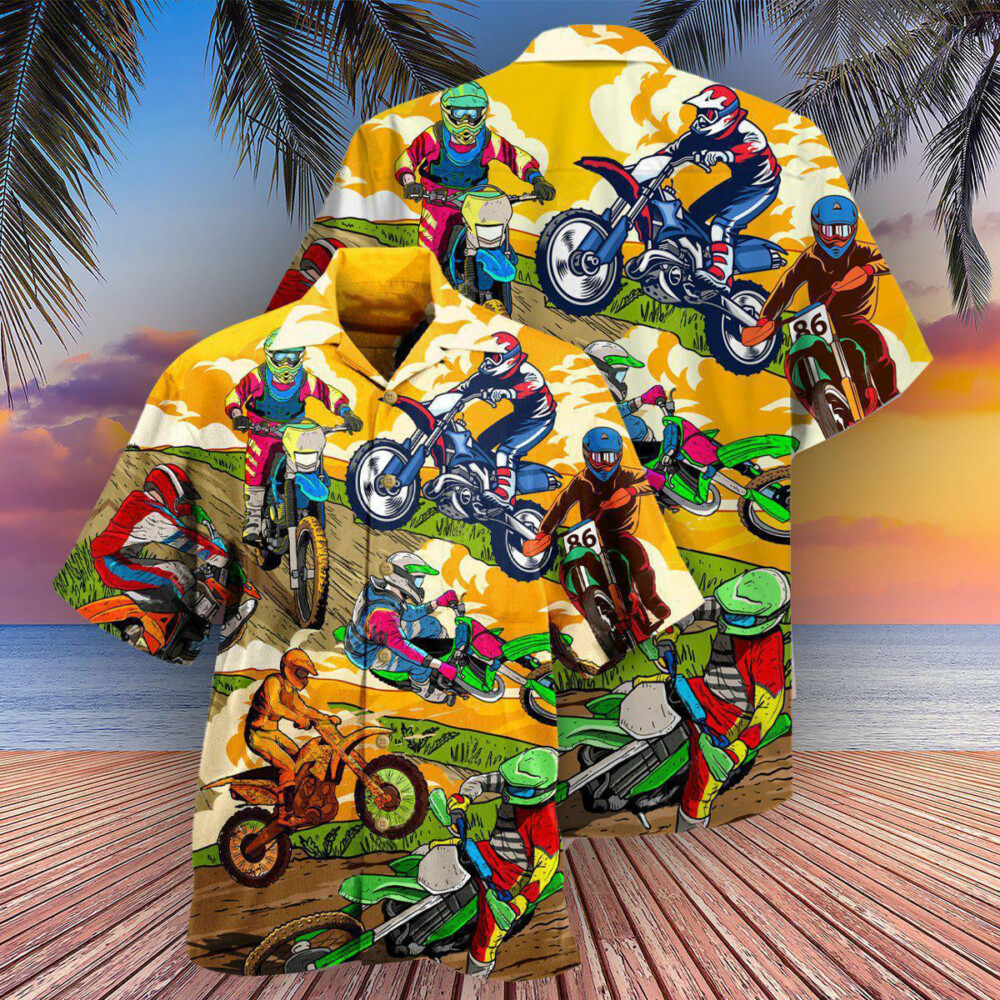 Motorcycle What Is Life Without A Little Risk I'm Cool - Hawaiian Shirt - Owl Ohh - Owl Ohh