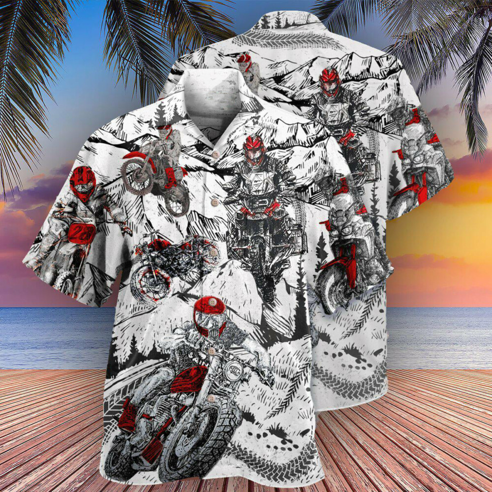 Motorcycle What Is Life I'm So Happy - Hawaiian Shirt - Owl Ohh - Owl Ohh