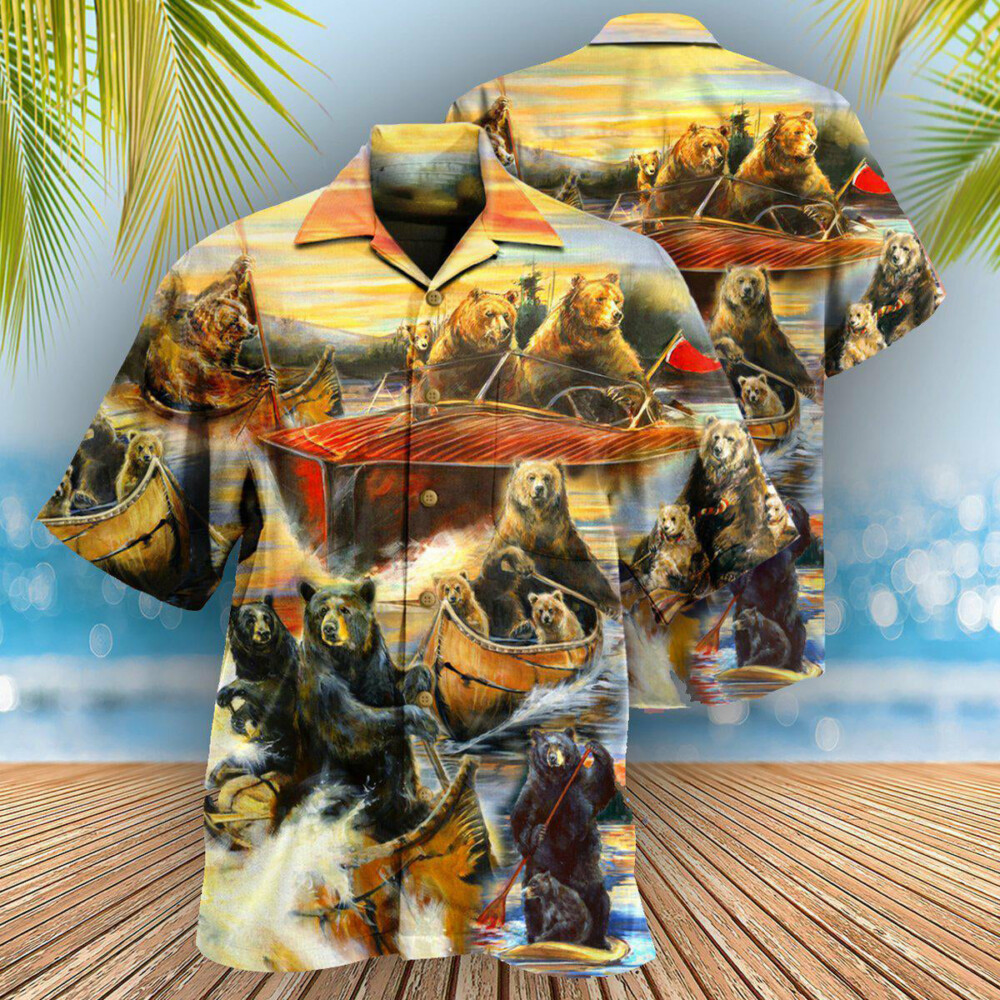 Bear Whatever Floats Your Boats And Win - Hawaiian Shirt - Owl Ohh - Owl Ohh