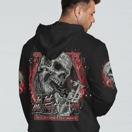 IN INK WE TRUST SKULL ALL OVER PRINT - TLNO0404234