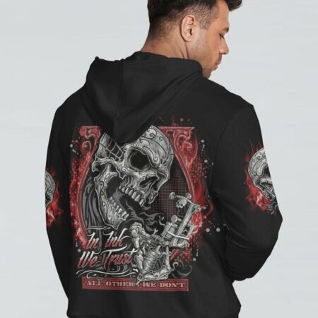 IN INK WE TRUST SKULL ALL OVER PRINT - TLNO0404234