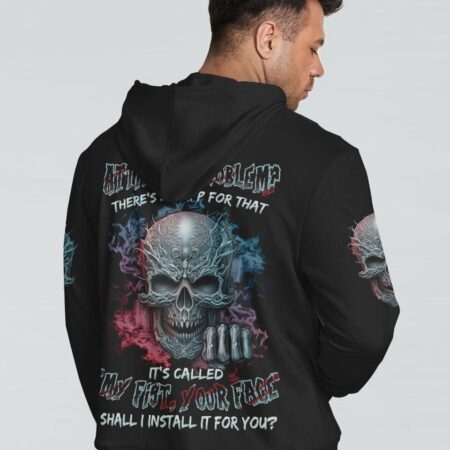 ATTITUDE PROBLEM MAD SKULL ALL OVER PRINT - TLNZ0304234