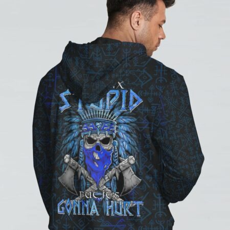 I CAN FIX STUPID NATIVE SKULL ALL OVER PRINT - TLTM3101234