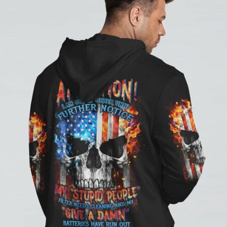 ATTENTION I AM OUT OF ORDER SKULL FLAG ALL OVER PRINT - TLTW2704233