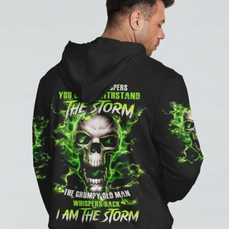 I AM THE STORM SKULL OLD MAN ALL OVER PRINT - TLTM2802234