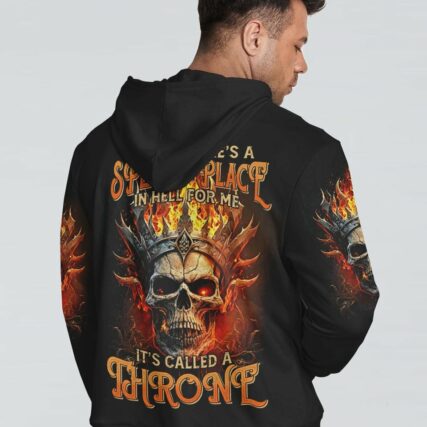 IT'S CALLED A THRONE FIRE SKULL ALL OVER PRINT - TLTM0902233