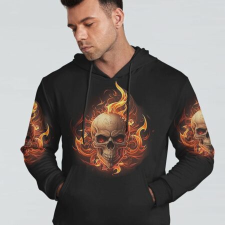 I CAN DO IT AGAIN FIRE SKULL ALL OVER PRINT - TLNZ0504233