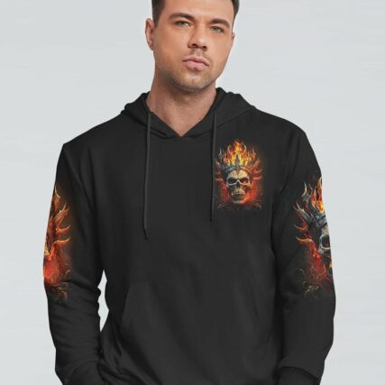 IT'S CALLED A THRONE FIRE SKULL ALL OVER PRINT - TLTM0902233
