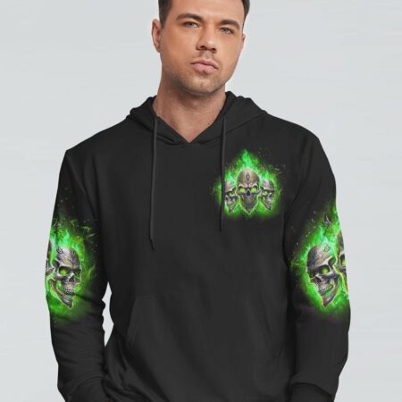 HEAVEN DON'T WANT ME SKULL ALL OVER PRINT - YHHN0902232