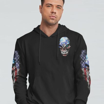 DON'T TRY TO FIGURE ME OUT AMERICA SKULL ALL OVER PRINT - TLTR2003235