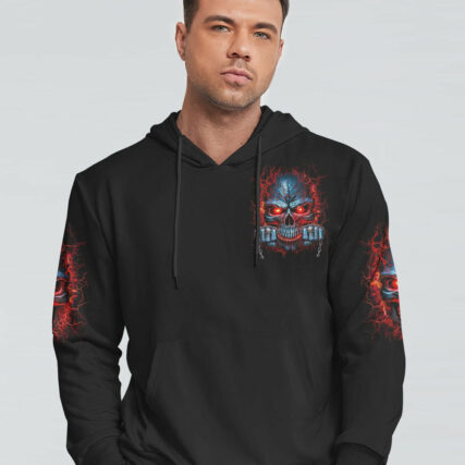 ATTITUDE PROBLEM MADLY SKULL ALL OVER PRINT - TLNO0704233