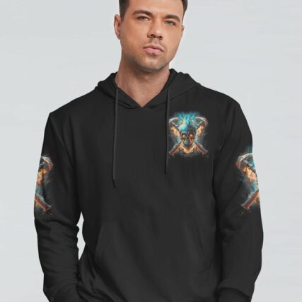 I CAN FIX STUPID BUT IT'S GONNA HURT AXE SKULL ALL OVER PRINT - TLNZ2403232