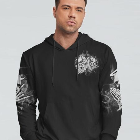 I HAVE A DEVIL ON ONE SHOULDER ALL OVER PRINT - YHHN2303234