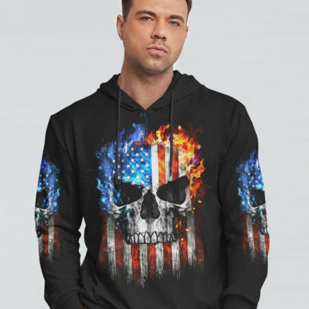 I HAVE THREE SIDES SKULL FLAG ALL OVER PRINT - TLTW1704234