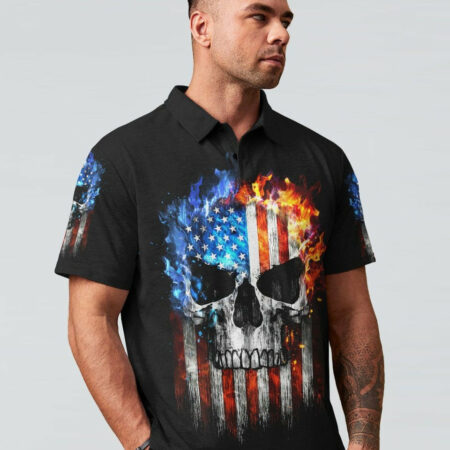 I HAVE THREE SIDES SKULL FLAG ALL OVER PRINT - TLTW1704234