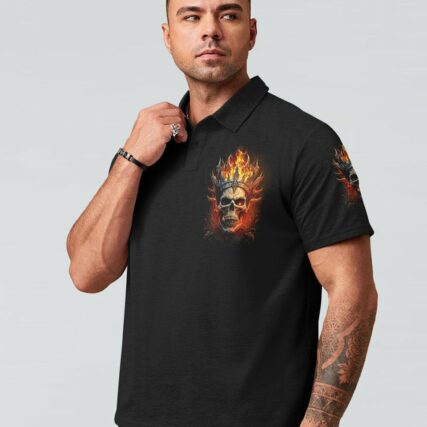 IT'S CALLED A THRONE FIRE SKULL ALL OVER PRINT - TLTM0902233