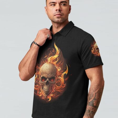 I CAN DO IT AGAIN FIRE SKULL ALL OVER PRINT - TLNZ0504233