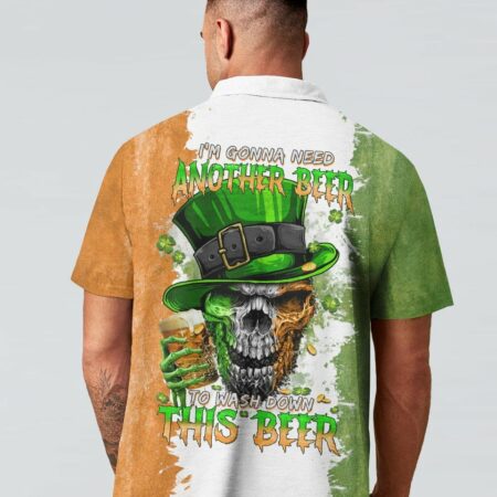 I'M GONNA NEED ANOTHER BEER SKULL PATRICK'S DAY ALL OVER PRINT - TLTM1201231
