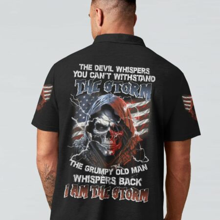 I AM THE STORM GRUMPY OLD MAN REAPER AMERICA FLAG ALL OVER PRINT - TLNZ0903232