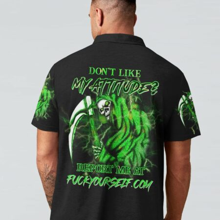DON'T LIKE MY ATTITUDE SKULL ALL OVER PRINT - YHHN2203232