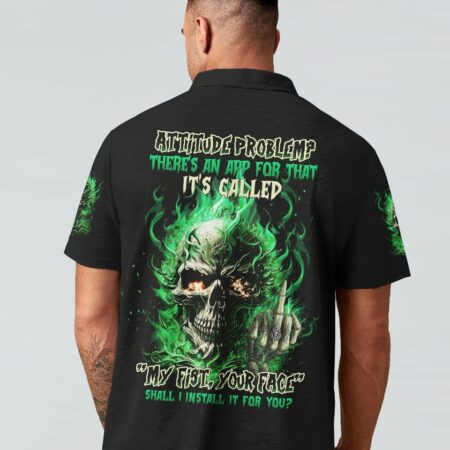 ATTITUDE PROBLEM SKULL ALL OVER PRINT - TLTW2003234