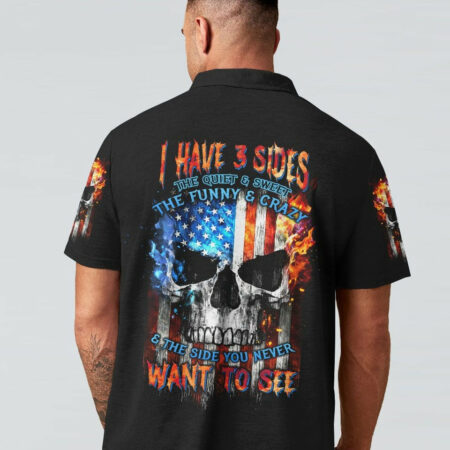 I HAVE THREE SIDES SKULL FLAG ALL OVER PRINT - TLTW1704234