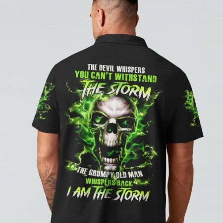 I AM THE STORM SKULL OLD MAN ALL OVER PRINT - TLTM2802234
