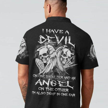 I HAVE A DEVIL ON ONE SHOULDER ALL OVER PRINT - YHHN2303234