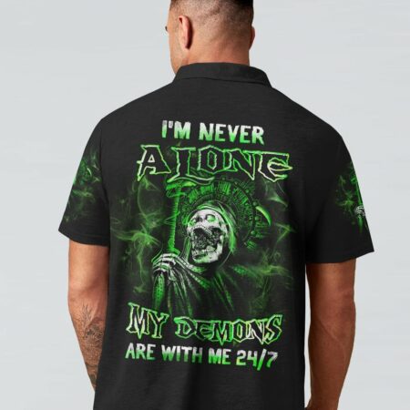 I'M NEVER ALONE SKULL ALL OVER PRINT - YHHN2103233