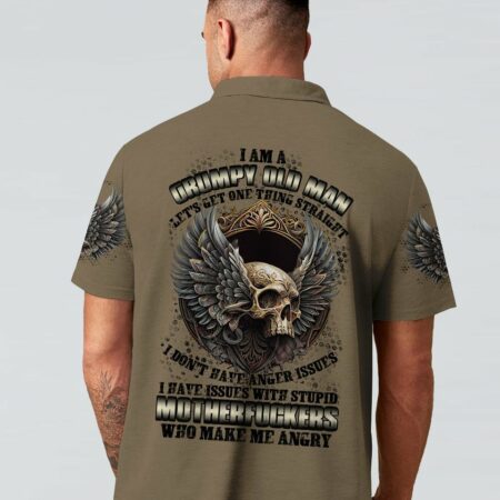 I AM A GRUMPY OLD MAN GOTHIC SKULL WINGS ALL OVER PRINT - TLTR0602231