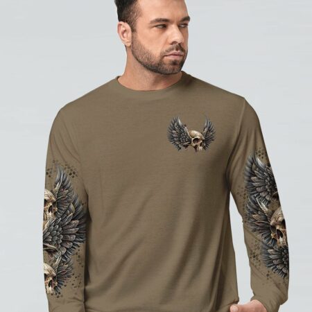 I AM A GRUMPY OLD MAN GOTHIC SKULL WINGS ALL OVER PRINT - TLTR0602231