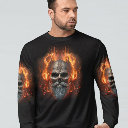 DON'T PISS OFF A GRUMPY GRANDPA SKULL ALL OVER PRINT - TLNO0704232